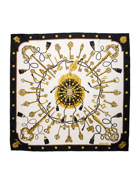 hermes clefs scarf